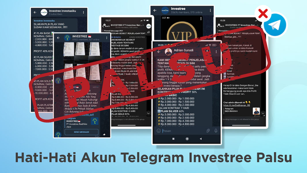 Temukan Tujuh Akun Telegram Palsu, Investree: Kami Lapor OJK, Bisa Jadi Lebih Banyak!